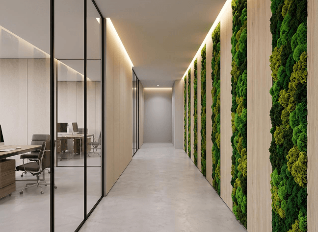 Office corridors